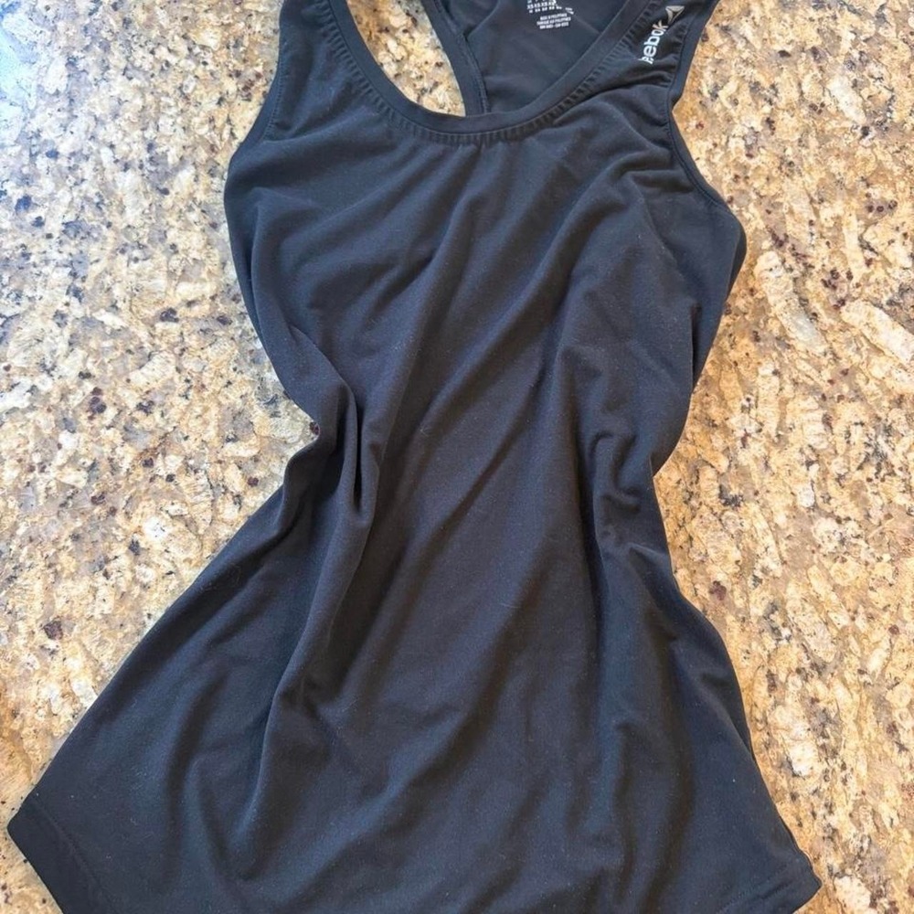 Reebok CrossFit women's black racerback workout tank. Womens XS